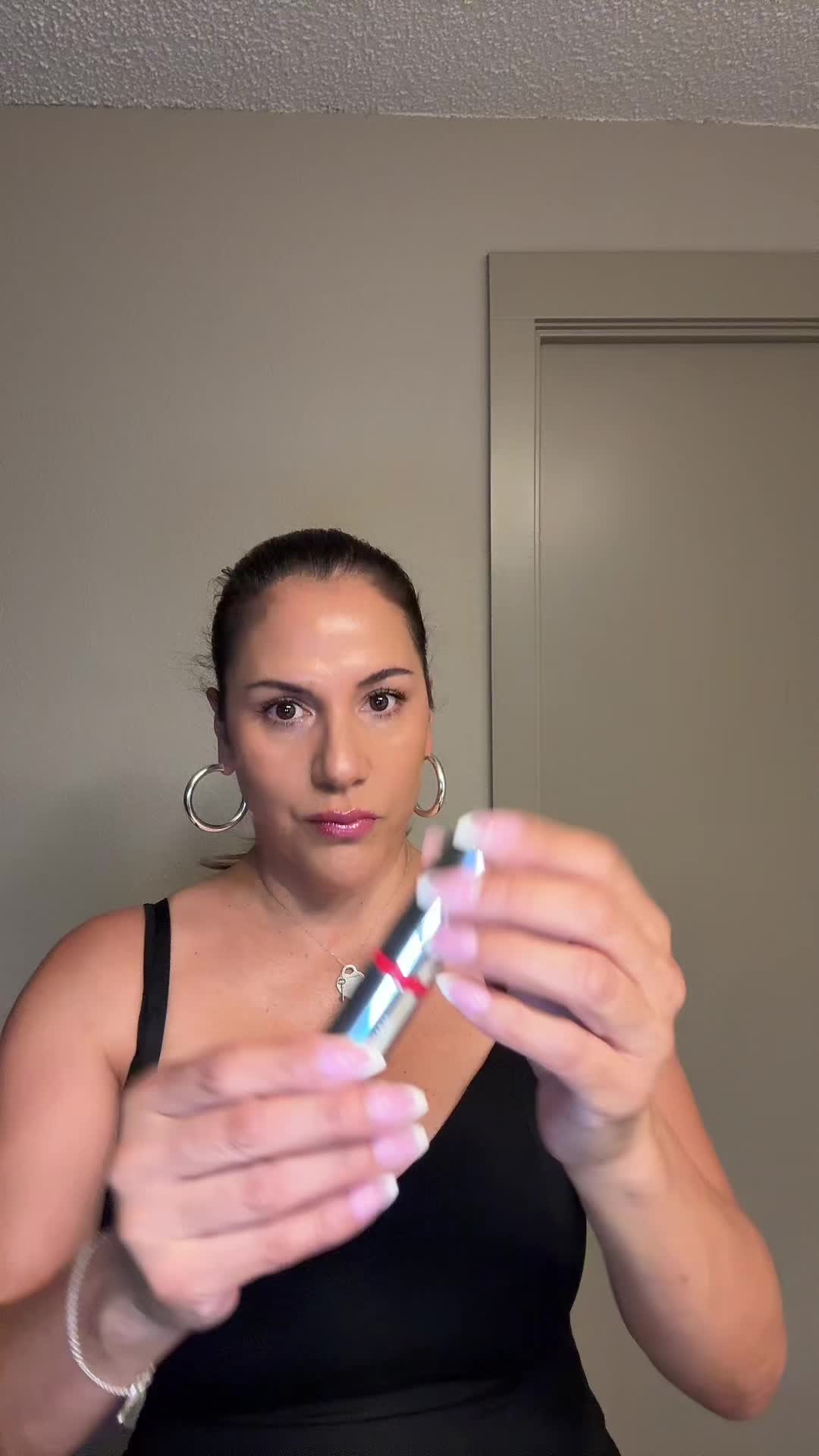 TikTok post by @nikyfrancoluna for Haus Labs. Caption reads: Haus Labs Colorfuse Longwear Hydrating [...].