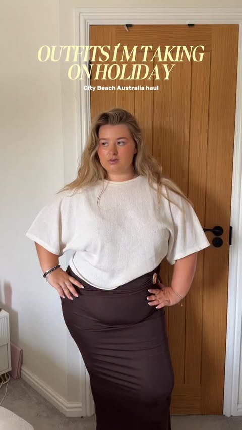 Instagram post by @lily.herridge for City Beach. Caption reads: The holiday outfit prep has begun 🤭....