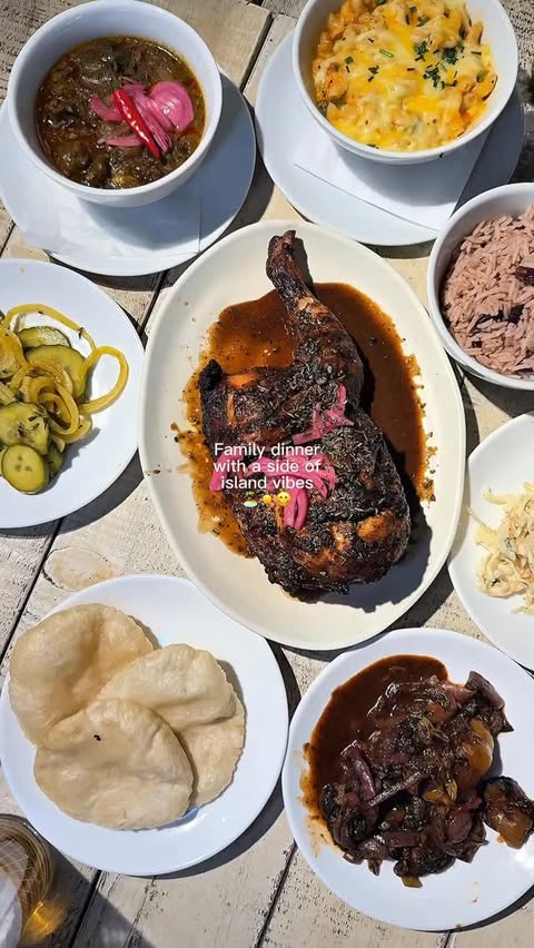 Instagram post by @vic_reddington for Turtle Bay Restaurants. Caption reads: invite | Leeds families, don’t sleep on this one!....