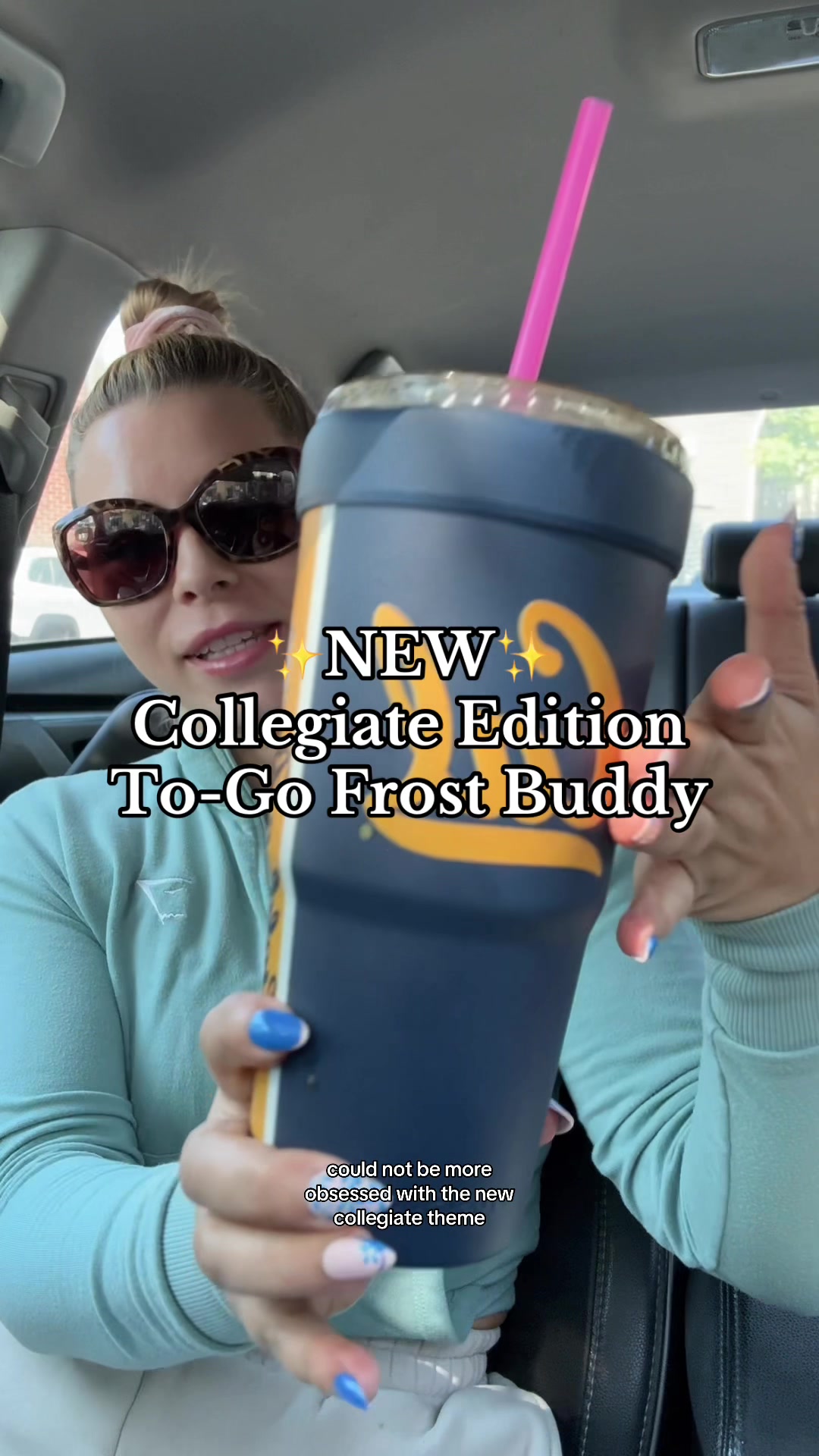 TikTok post by @heatherbyday for FrostBuddy. Caption reads: [...] team while it’s in stock! #frostbuddy....