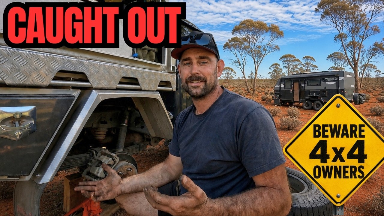YouTube post by @CaravanAdventureAus for Aleader. Caption reads: [...] Discount code - Adventureaus Aleader Gear....