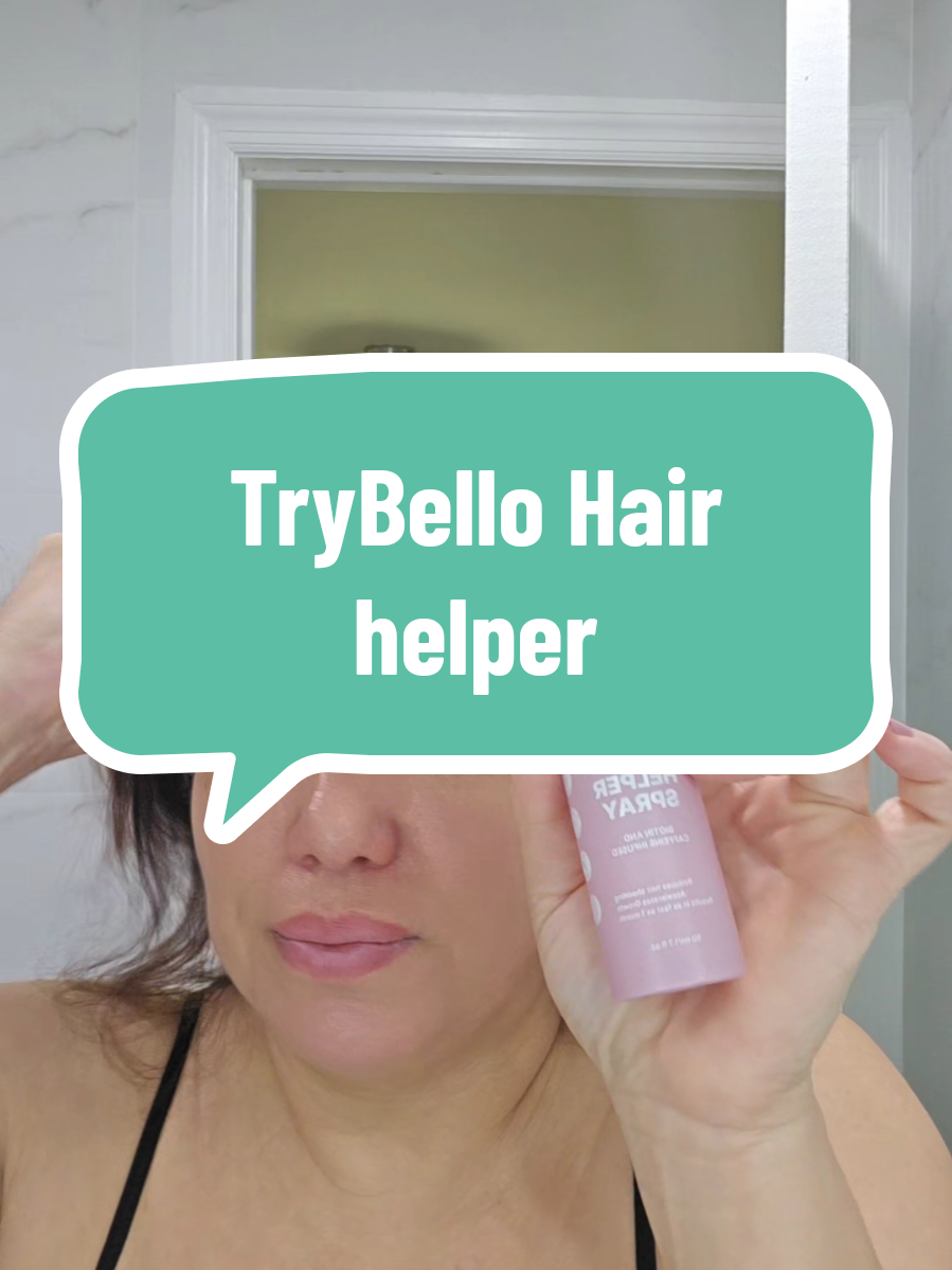 TikTok post by @lagigilonga for TryBello Hair. Caption reads: Wake up yout hair follicle with @TryBello Hair....