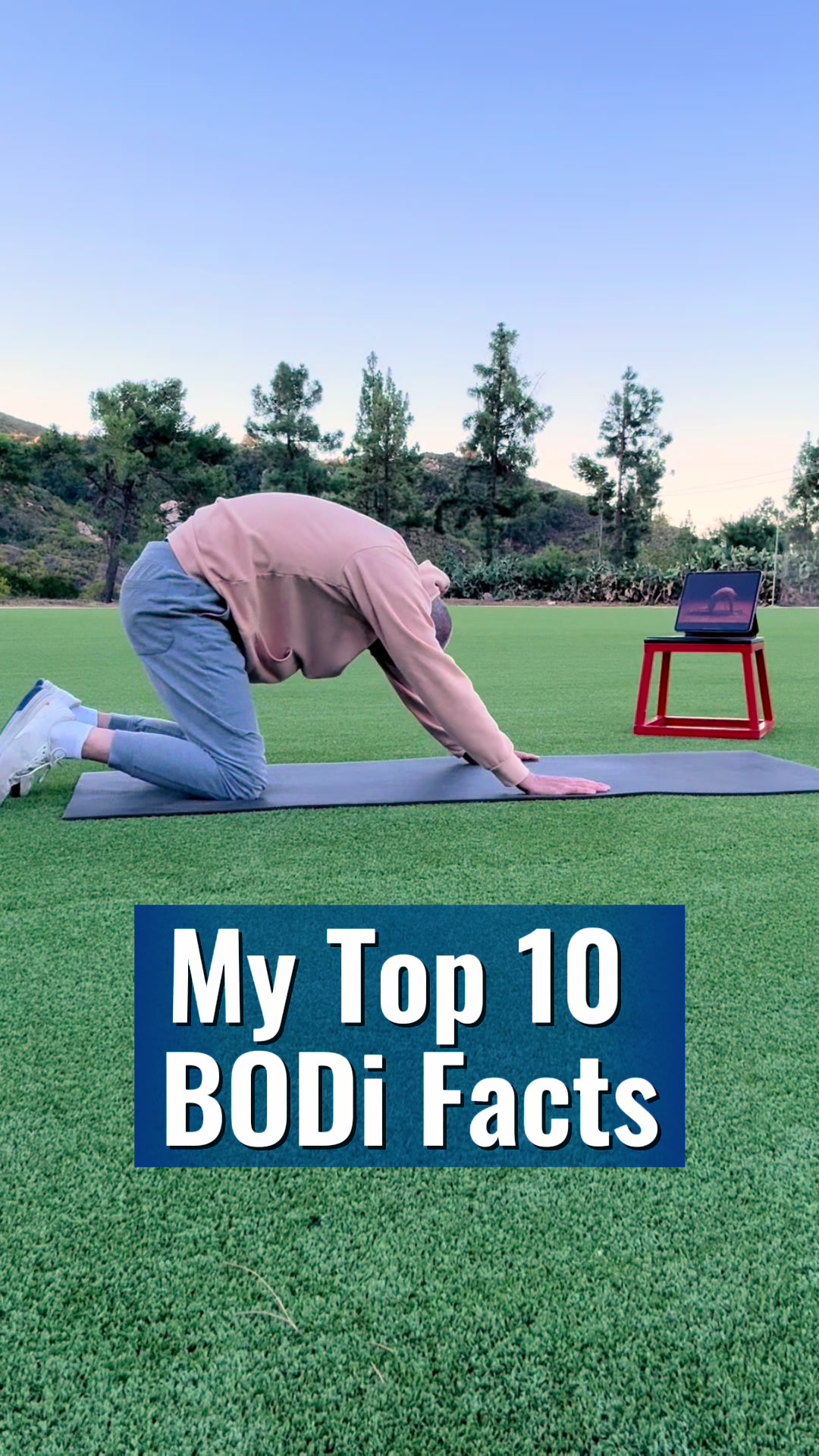 TikTok post by @carldaikeler for BODi. Caption reads: [...] keeps me healthy and sane. Love your @BODi!....