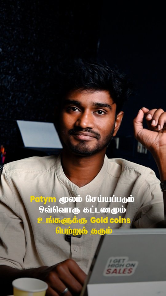 Instagram post by @rs.venkateswaran for Paytm. Caption reads: Mobile payment with Paytm be it money transfers,....