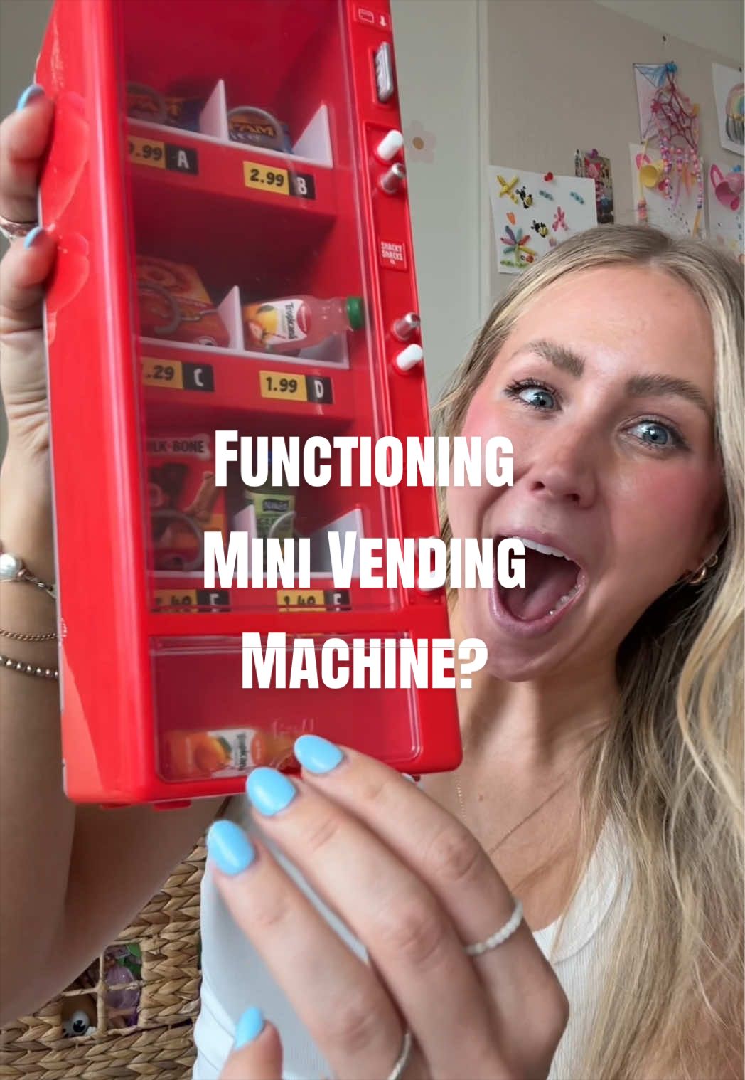 TikTok post by @bekmarsden for Miniverse. Caption reads: [...] machine?!🤣💕 #ad how amazing is this....