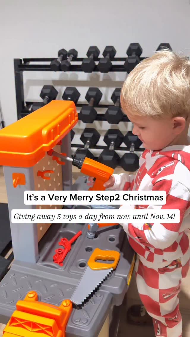 Instagram post by @meganlbrown22 for Step2. Caption reads: It’s a very Merry Step2 Christmas this holiday....