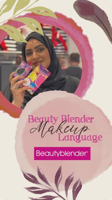 Instagram post by @mona_tajarbi for Beautyblender. Caption reads: #beauty #beautyblender #fullmakeup #makeuptutorial....