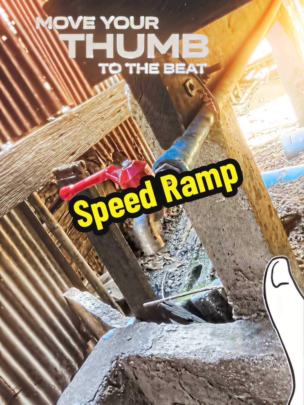 TikTok post by @yeeddoww for Hohem. Caption reads: Move your Thumb edit😂😂 X300PRO@Hohem of Thailand....