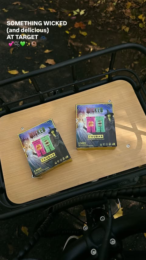 Instagram post by @skhammer for TRUBAR. Caption reads: [...] on my way to emerald city 💚🚲 the new....