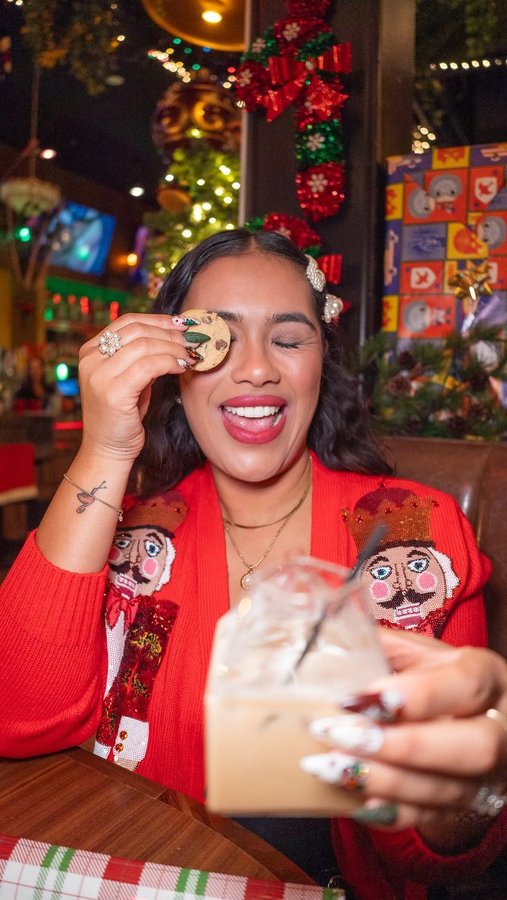 Instagram post by @thebellamyadventures for Visit Utah. Caption reads: [...] now through January 5th at @flankerslc....