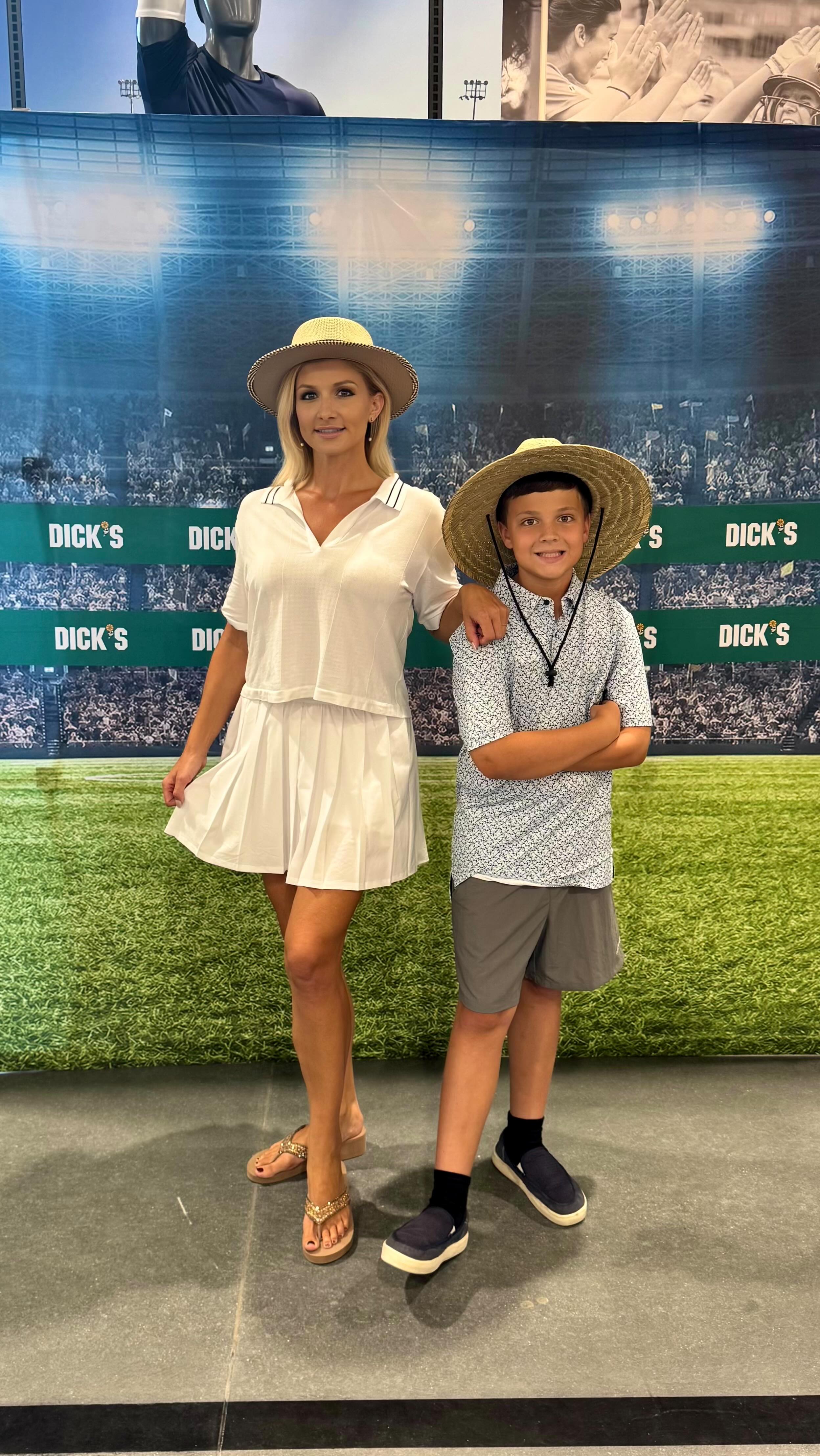 Instagram post by @mauralynn1 for Golf Galaxy. Caption reads: Are you ready to level up your fashion game?....