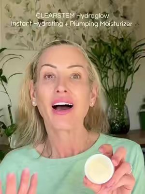 TikTok post by @functionalzen1 for CLEARSTEM Skincare. Caption reads: [...] finding something that does both. @CLEARSTEM....