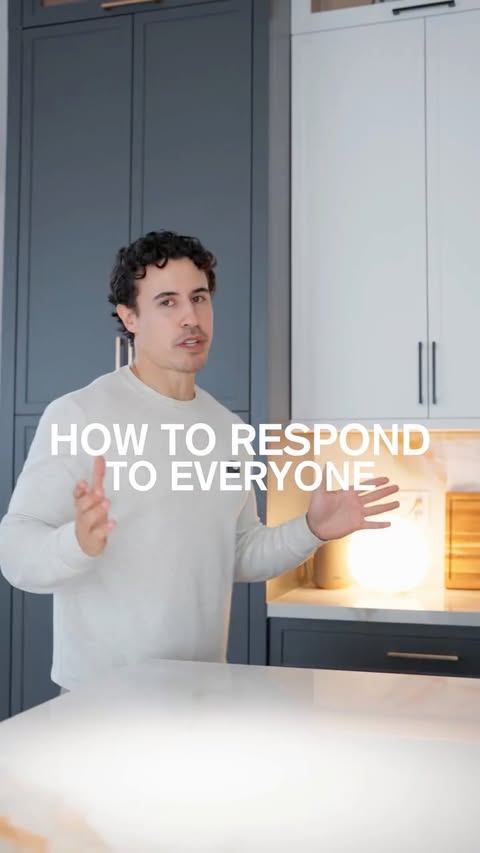 Instagram post by @brandonbalfourr for Manychat. Caption reads: How to respond to everyone ft. @Manychat....