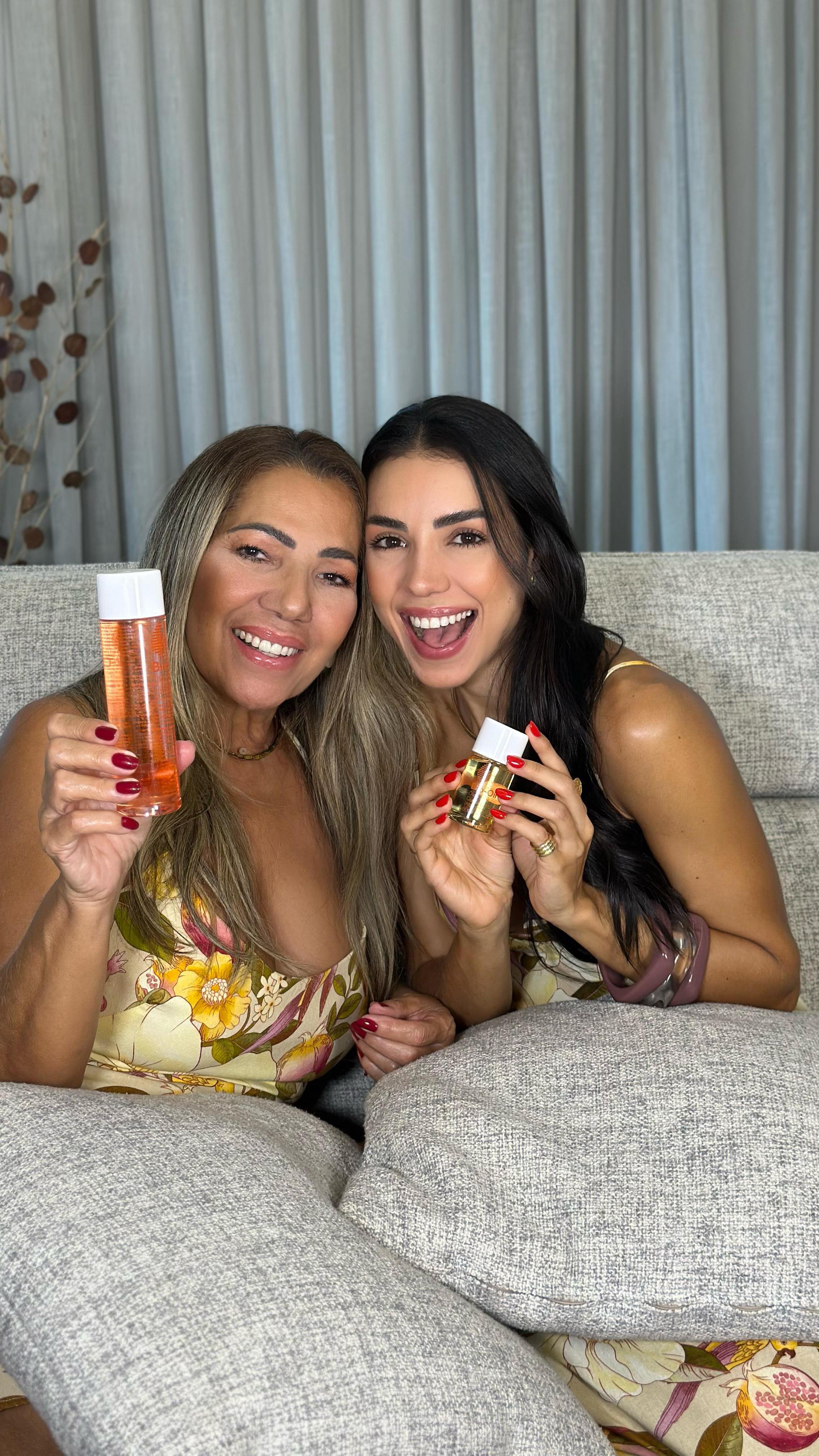 Instagram post by @mariaclaravicco for Bio-oil. Caption reads: Uma entrevista especial com ela que é super....