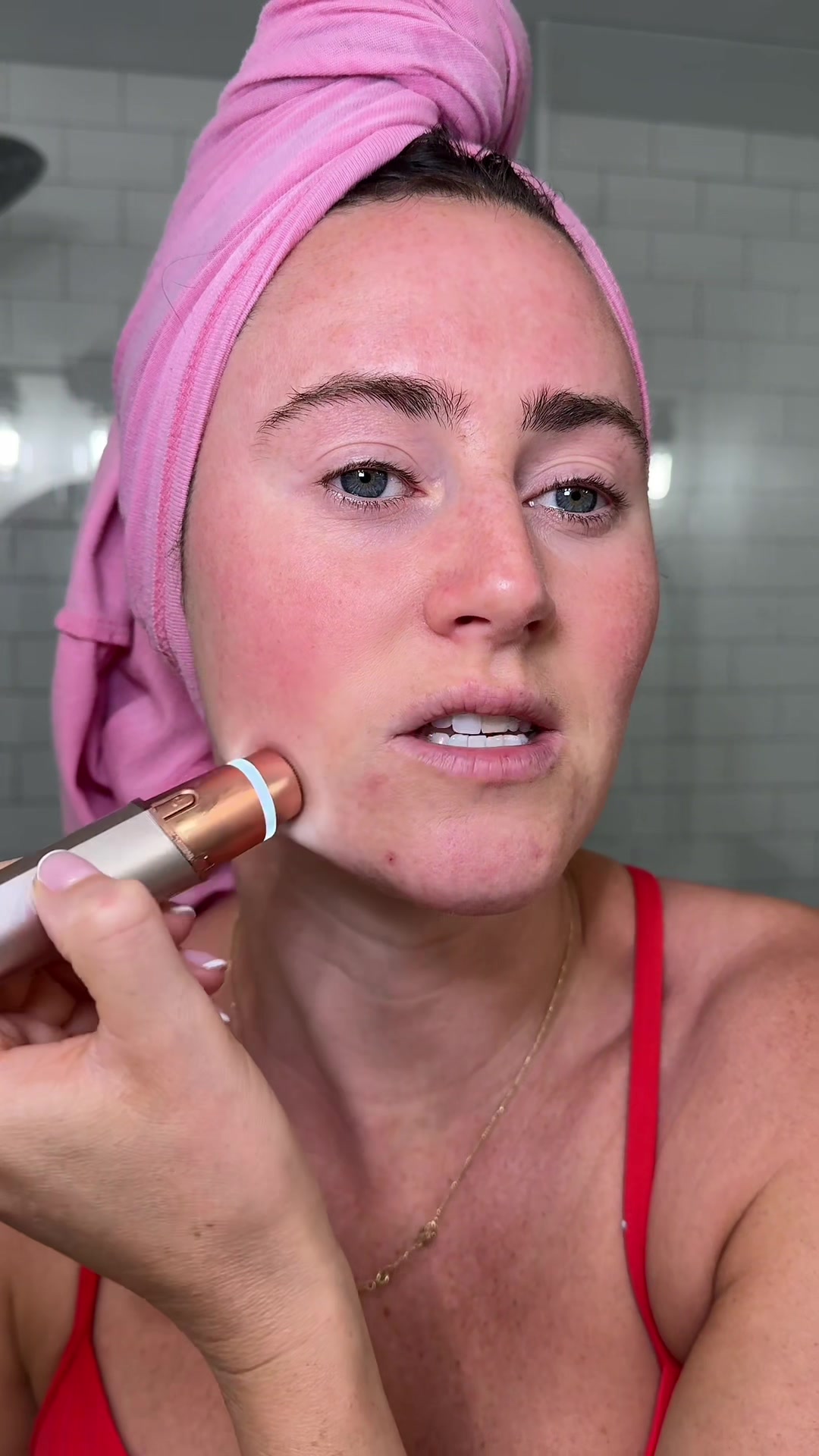 TikTok post by @madisonjacome for CLEARSTEM Skincare. Caption reads: [...] MADISONJACOME for 10% off your @CLEARSTEM....