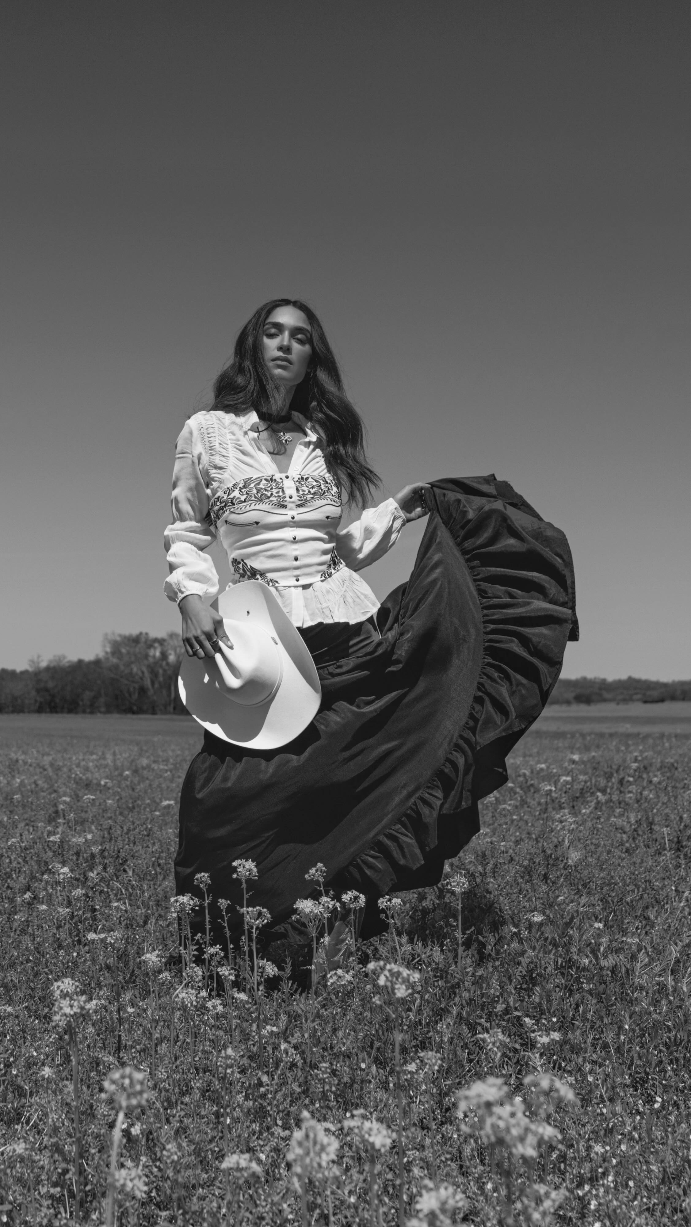 Instagram post by @holamoriah for Boot Barn. Caption reads: On the newest edition of Boot Barn Live: Sessions,....