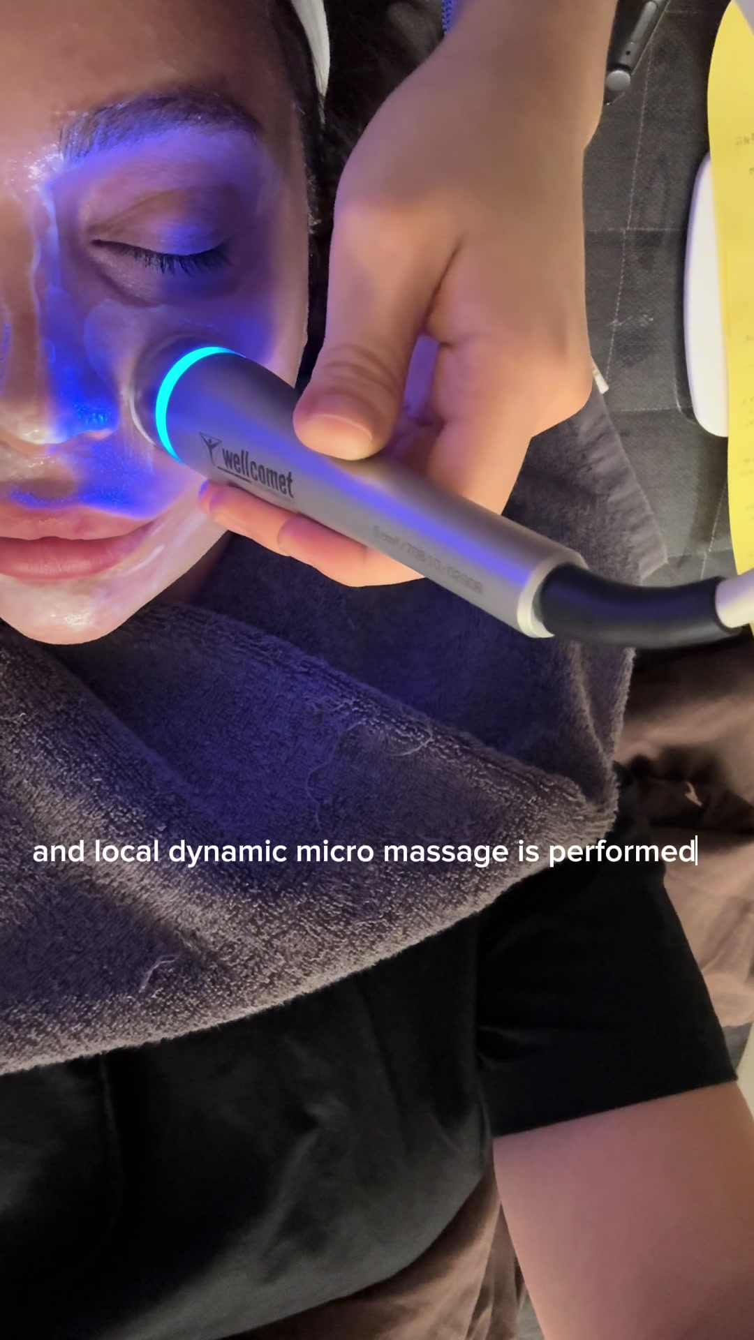 TikTok post by @1ace1yaaa for Xenia Clinic. Caption reads: @xeniaclinic #korea #gangnam #skincare .