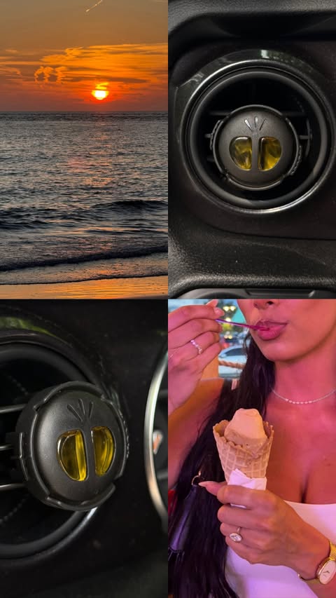 Instagram post by @bricivitano for SheSpeaks. Caption reads: #Ad Pov: your car now smells like the viral....
