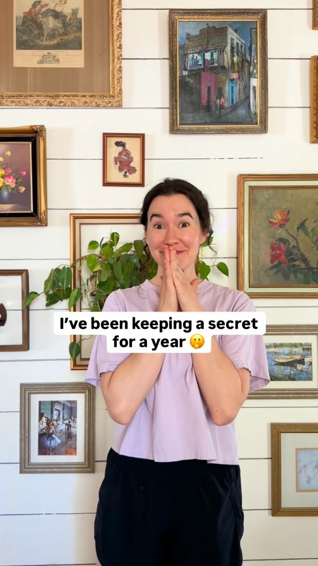 Instagram post by @reneerenovates for Good Housekeeping. Caption reads: I’ve been keeping *another* secret from you for a....