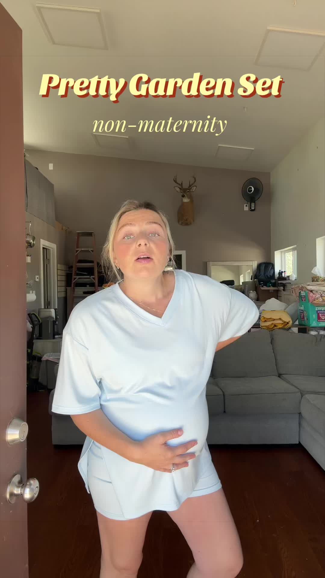 TikTok post by @shaleyhutchins for PrettyGarden. Caption reads: [...] the bump! I highly recommend the....