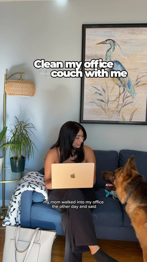 Instagram post by @simranmann_ for BISSELL. Caption reads: [...] is just part of the routine. 🐾 The BISSELL....