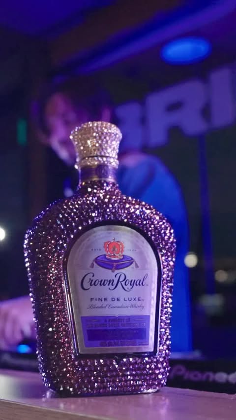 Instagram post by @katmburns for Crown Royal. Caption reads: [...] dance routine I choreographed for the....