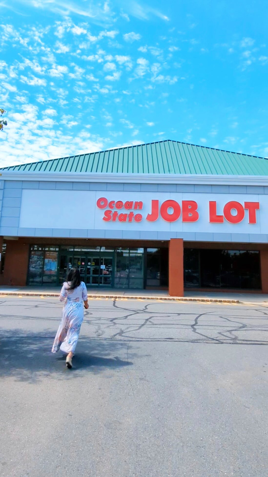 Instagram post by @amarahues for Ocean State Job Lot Official. Caption reads: Getting our backyard ready for summer always feels....