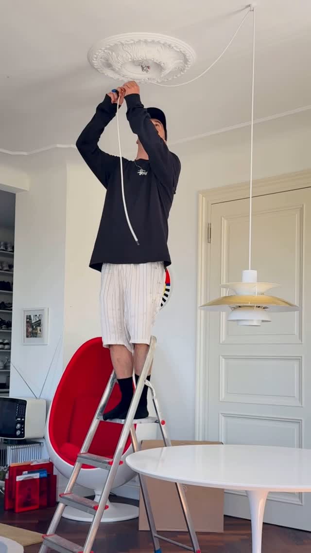 Instagram post by @cozy.lvn for Louis Poulsen. Caption reads: I’m very excited to introduce you to the Louis....