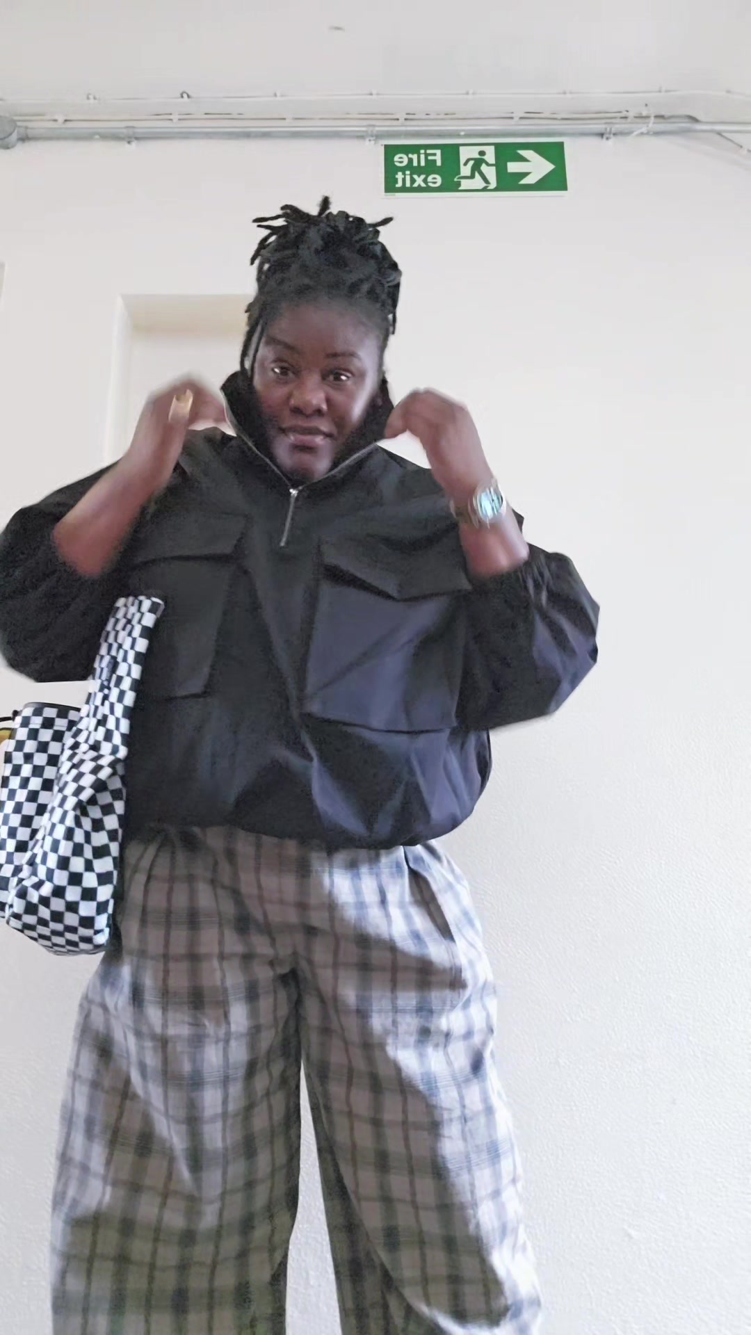 TikTok post by @cauls_just_cauls for Meoky Cup. Caption reads: #OOTD featuring @adidas and @MEOKY UK ✌🏾✌🏾✌🏾....
