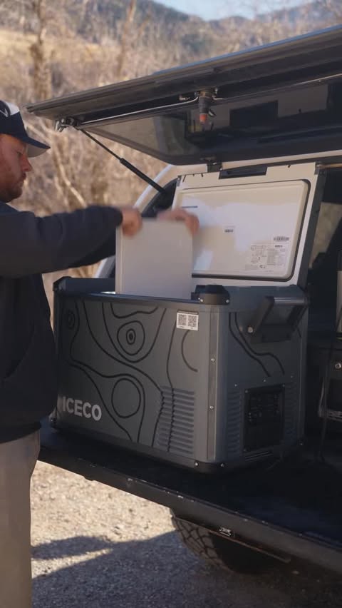 Instagram post by @trd_timmy for – ICECOFREEZER. Caption reads: 🔥🥶A real road-tested look at the....