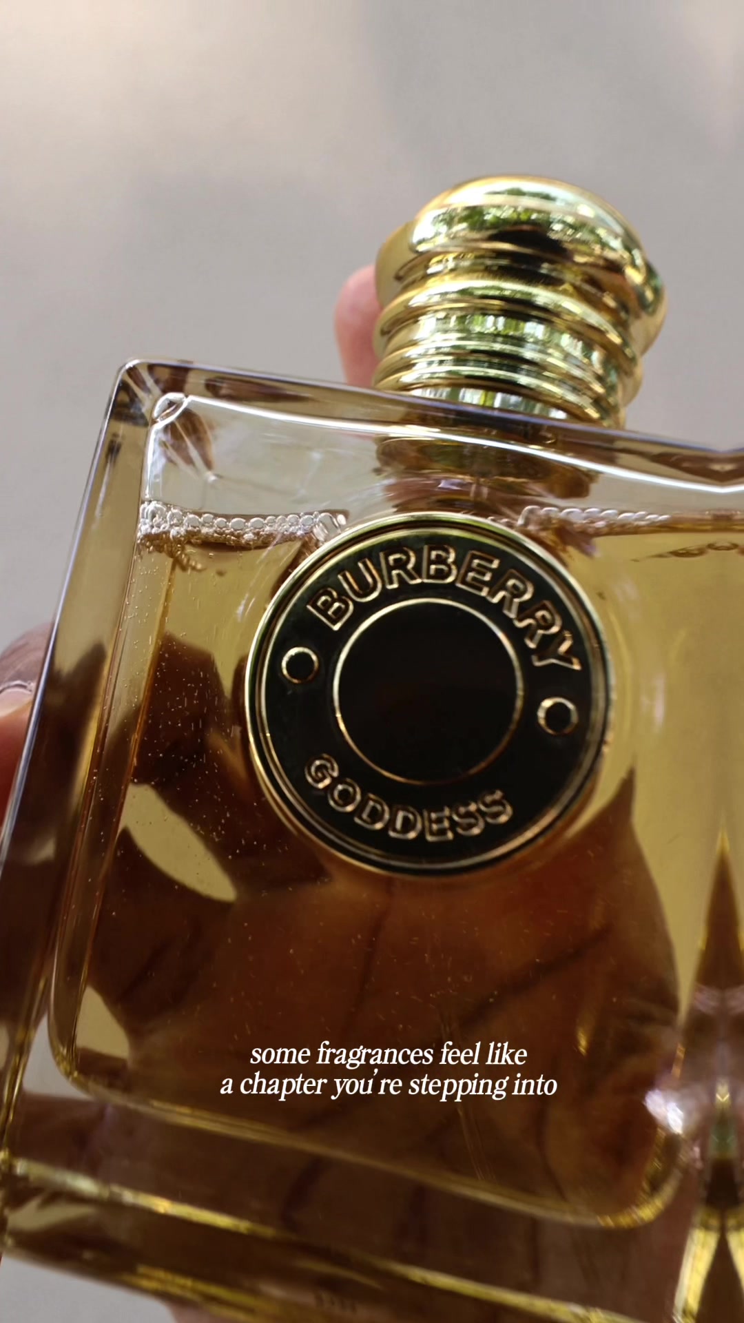 TikTok post by @aissatatdiallo for Burberry. Caption reads: [...] calm & depth. That’s where I’m at 🤍 ....