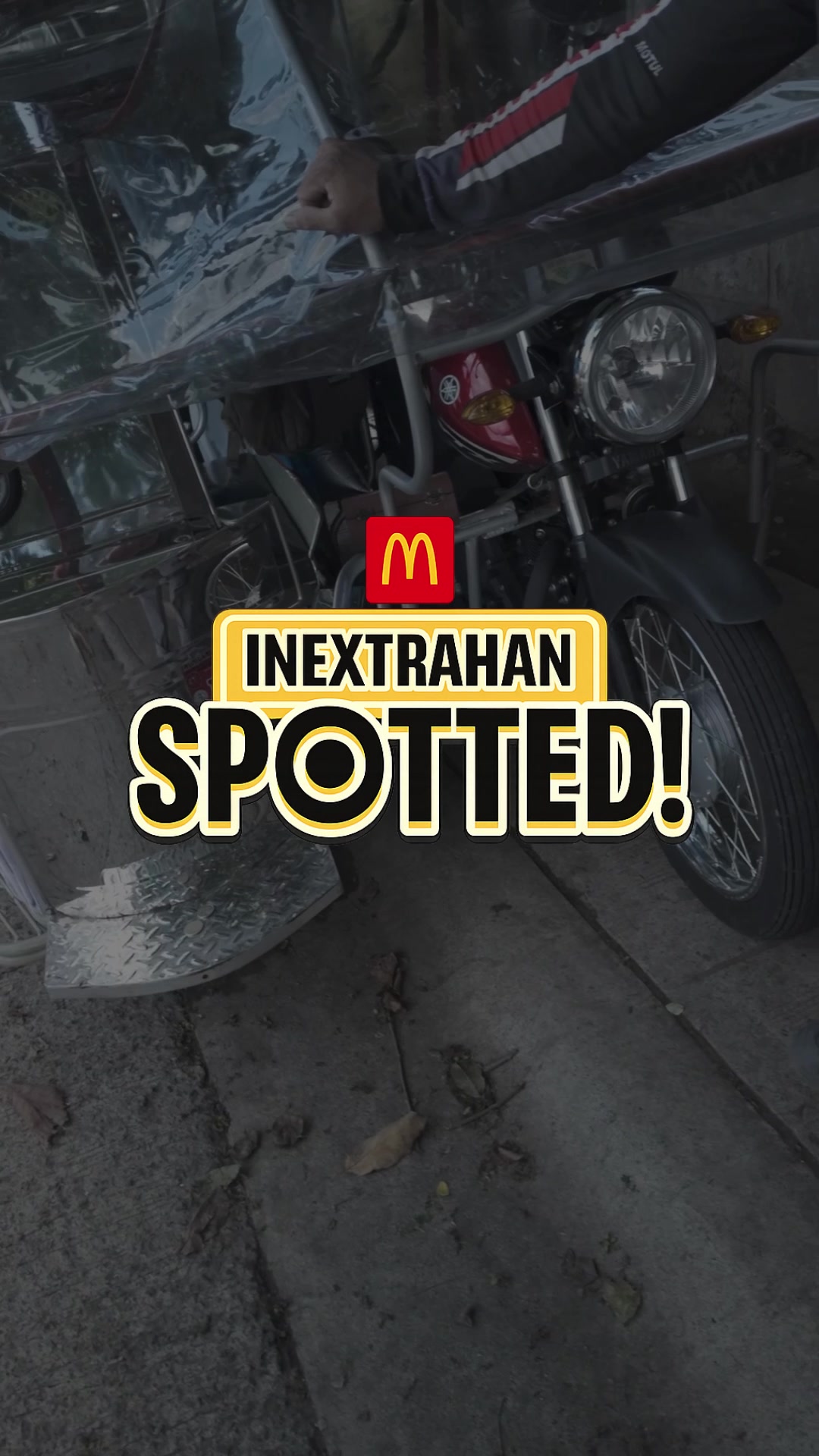 TikTok post by @eldred.agunodd for McDonald's Philippines. Caption reads: Spotted someone going the extra mile today! I’m....