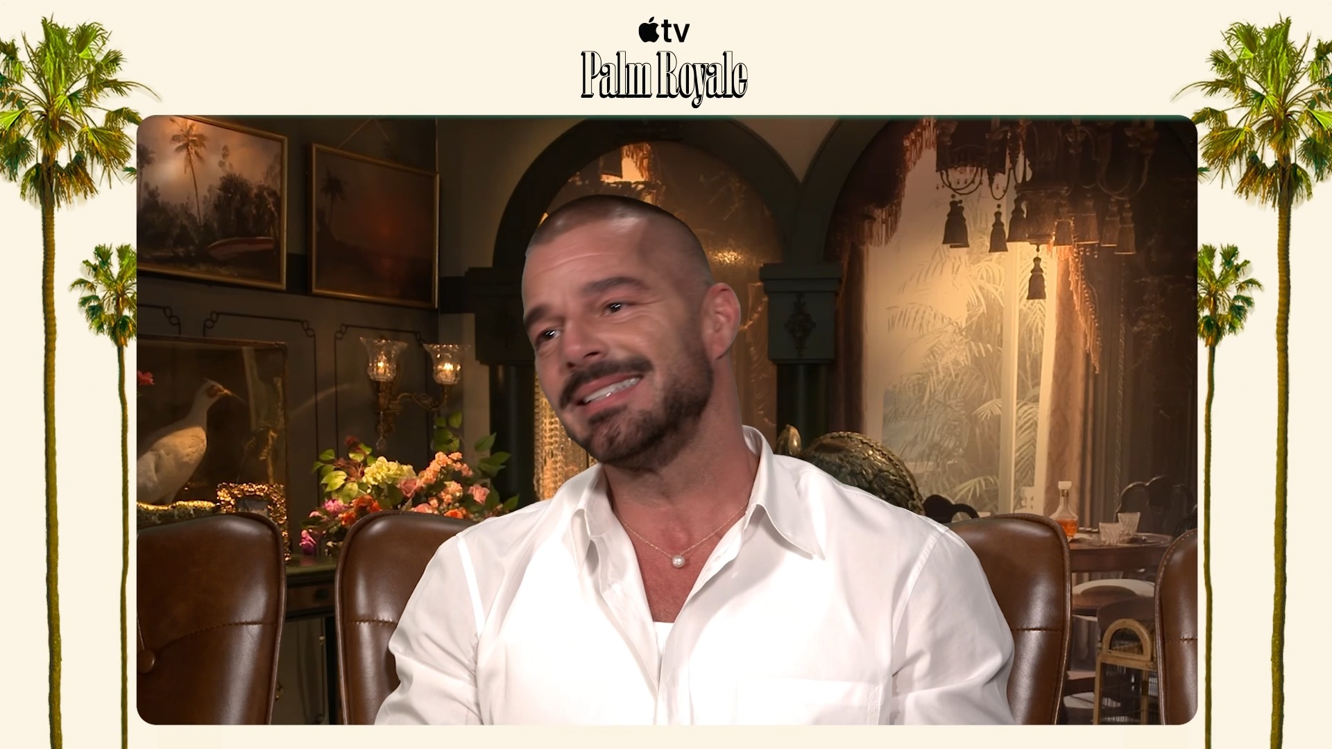 Instagram post by @anthonyramosah for GLAAD. Caption reads: GLAAD's @anthonyramosah chats with @ricky_martin....