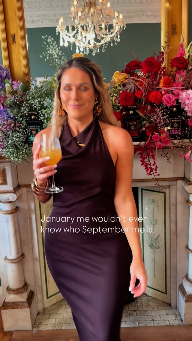 Instagram post by @annaoconnorofficial for Disaronno. Caption reads: Celebrating 500 years of @disaronno_official ✨....