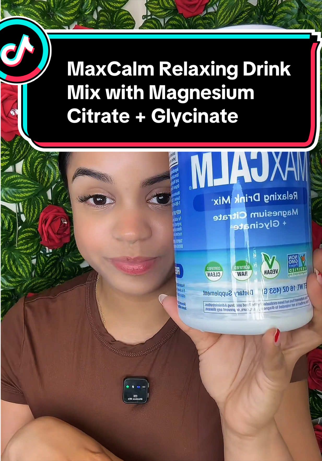 TikTok post by @eilan_carmell1 for Natural Vitality®. Caption reads: [...] #sleepsupport #tiktokshopfind....