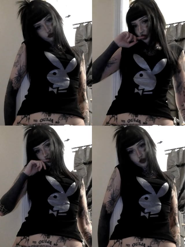 Instagram post by @horrorhailey for Dolls Kill. Caption reads: chronically eepy girl with a never ending to do....