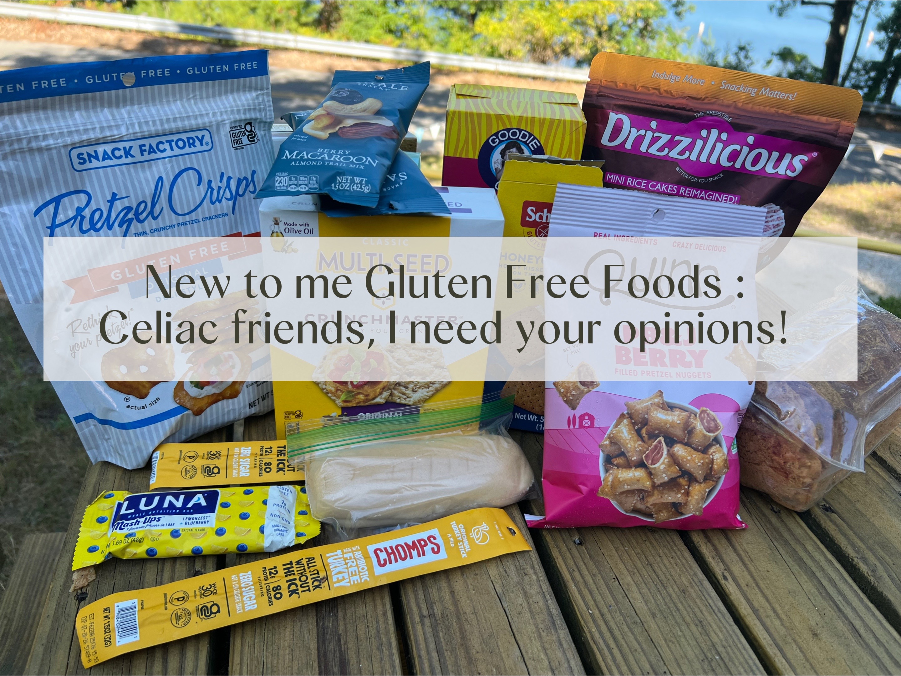 TikTok post by @_glutenfreewithp for IQBAR. Caption reads: Celiac friends- what do I NEED to try?! Which is a....