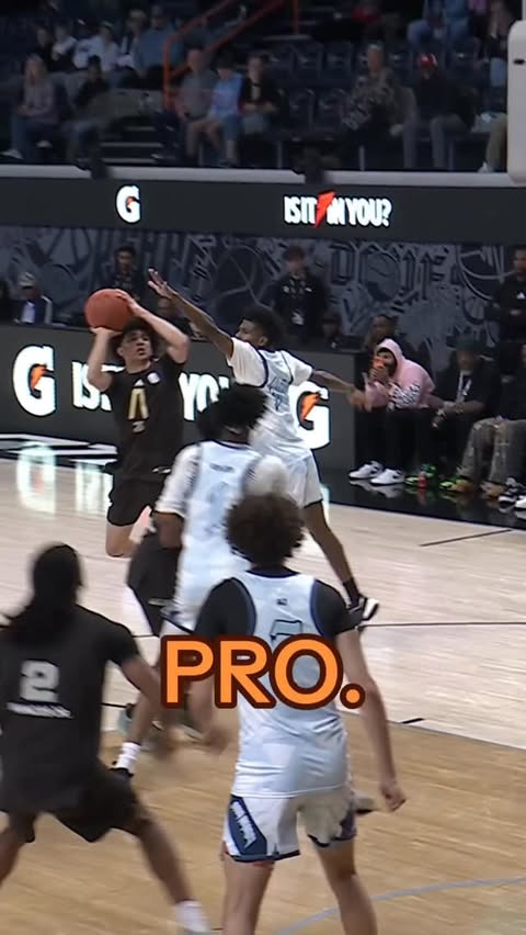 Instagram post by @athletics.ote for Gatorade. Caption reads: 16 YEAR OLD BREAKING EM’ DOWN LIKE AN NBA VETERAN....