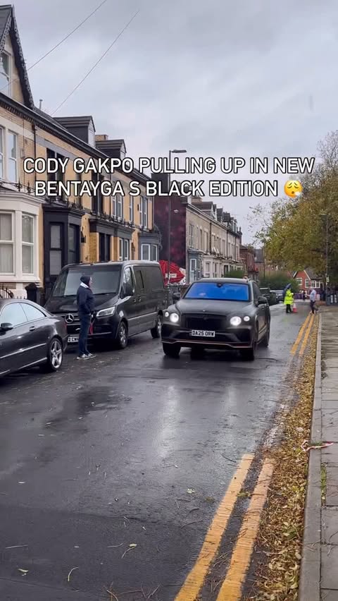 Instagram post by @amillophotos for Bentley Motors. Caption reads: Cody Gakpo, Bentley’s latest brand partner....
