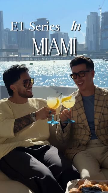 Instagram post by @blakescott for Bombay Sapphire. Caption reads: E1 Series in Miami with @bombaysapphireus was an....