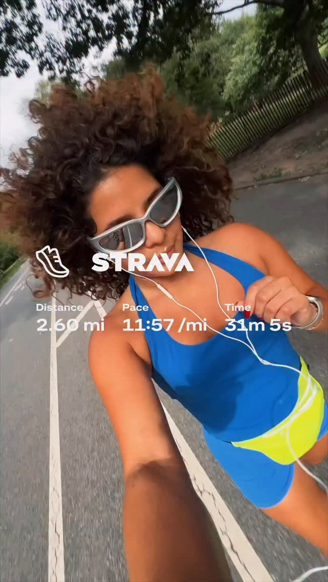 Instagram post by @lynnkatee for Strava. Caption reads: #StravaPartner One run at a time turned into a....