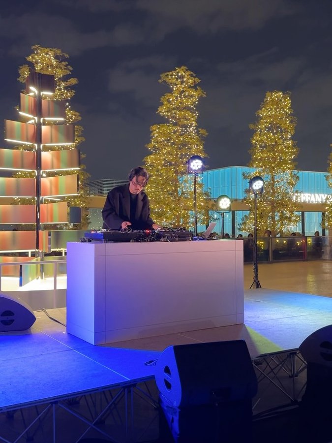 Instagram post by @dj_shota for GINZA SIX. Caption reads: GINZA SIX XMAS 2025
Tribute to [...].