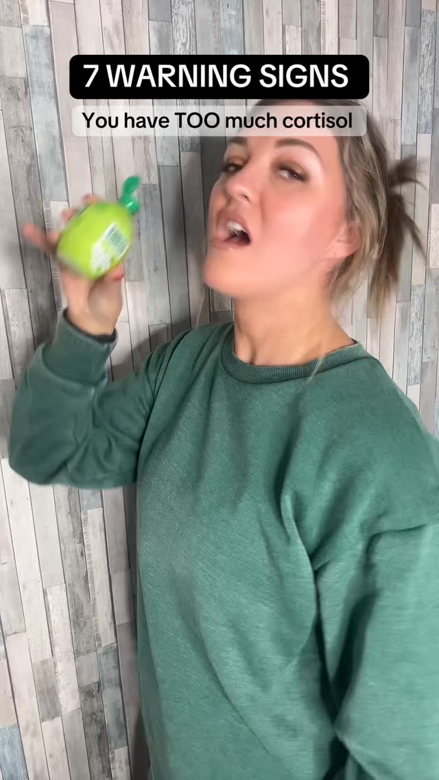 Instagram post by @doinglifewithjacie for Goli. Caption reads: Stop letting your cortisol control YOU! Say TRIO....