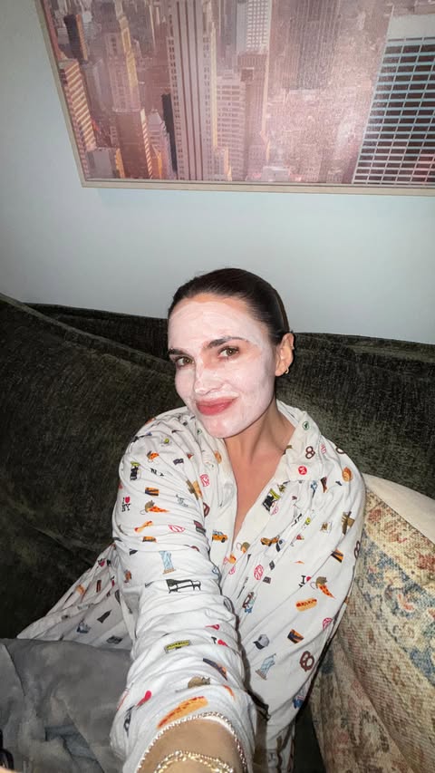 Instagram post by @annabhamm for DRMTLGY. Caption reads: [...] stocked for date night in with all my....