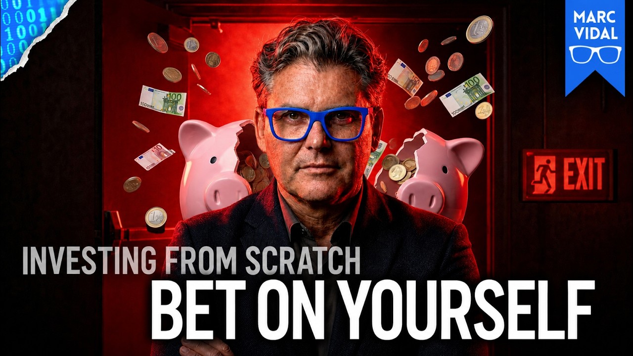 YouTube post by @marc_vidal for TM Trade. Caption reads: Financial education from a first-person....