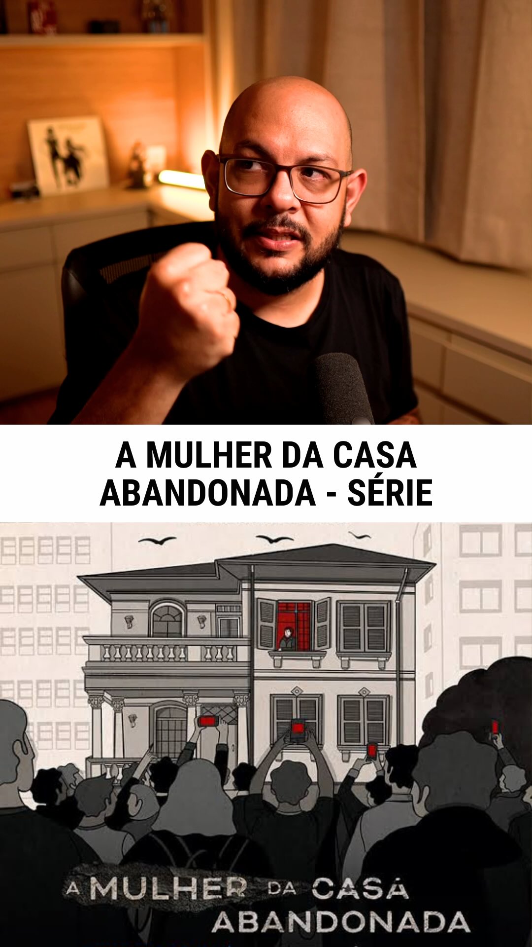 Instagram post by @phsantos for Prime Video. Caption reads: Gosta de true crime com reviravoltas reais?
“A....