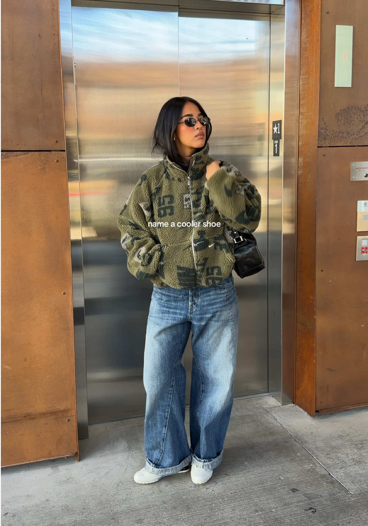 TikTok post by @anggjimenez for Nordstrom. Caption reads: [...] a cooler shoe ill wait 🌟 #teamnike....