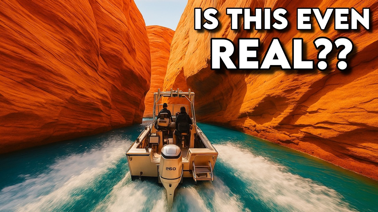 YouTube post by @BrandonGross for Huckberry. Caption reads: We Took a Boat Where You Shouldn’t Be Able To!.
