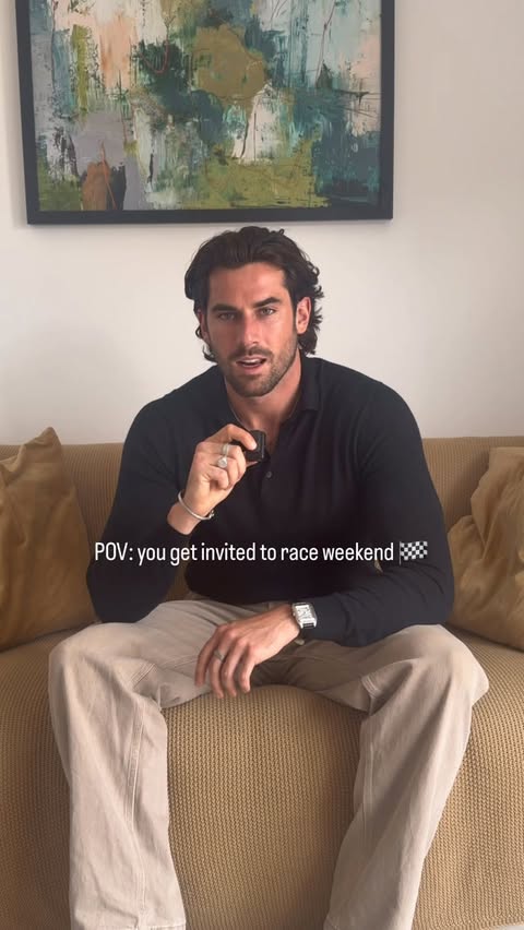 Instagram post by @its_mattryan for Gillette. Caption reads: [...] F1 race weekend! 2 days in Madrid with....