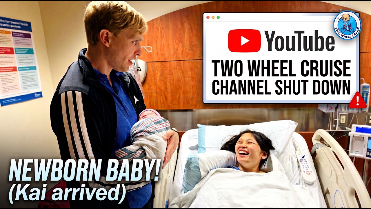 YouTube post by @twowheelcruise for Lugano_Beauties. Caption reads: The Craziest 24 Hours of My Life (Baby Born &....